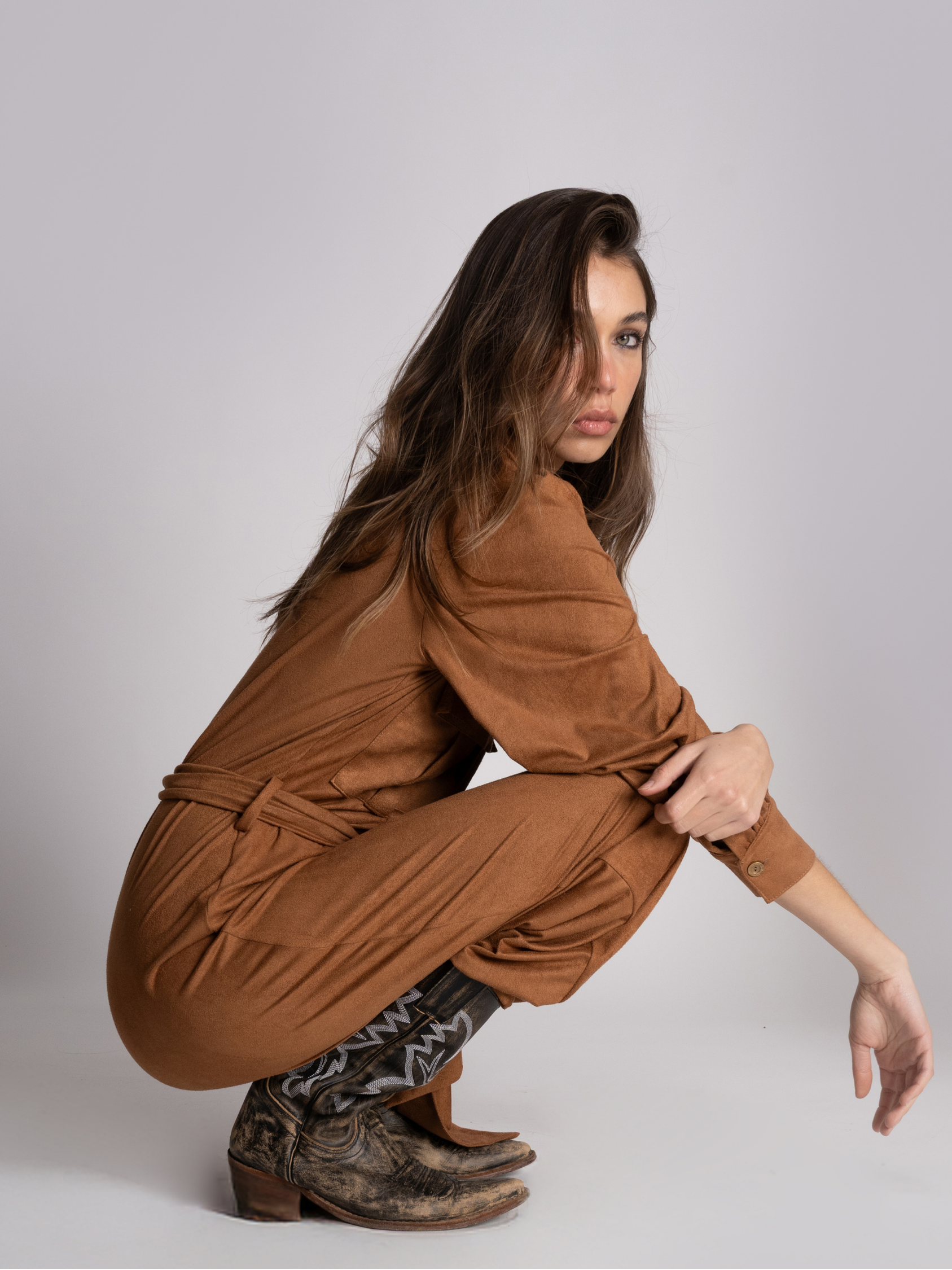 JUMPSUIT VEGA TABACCO