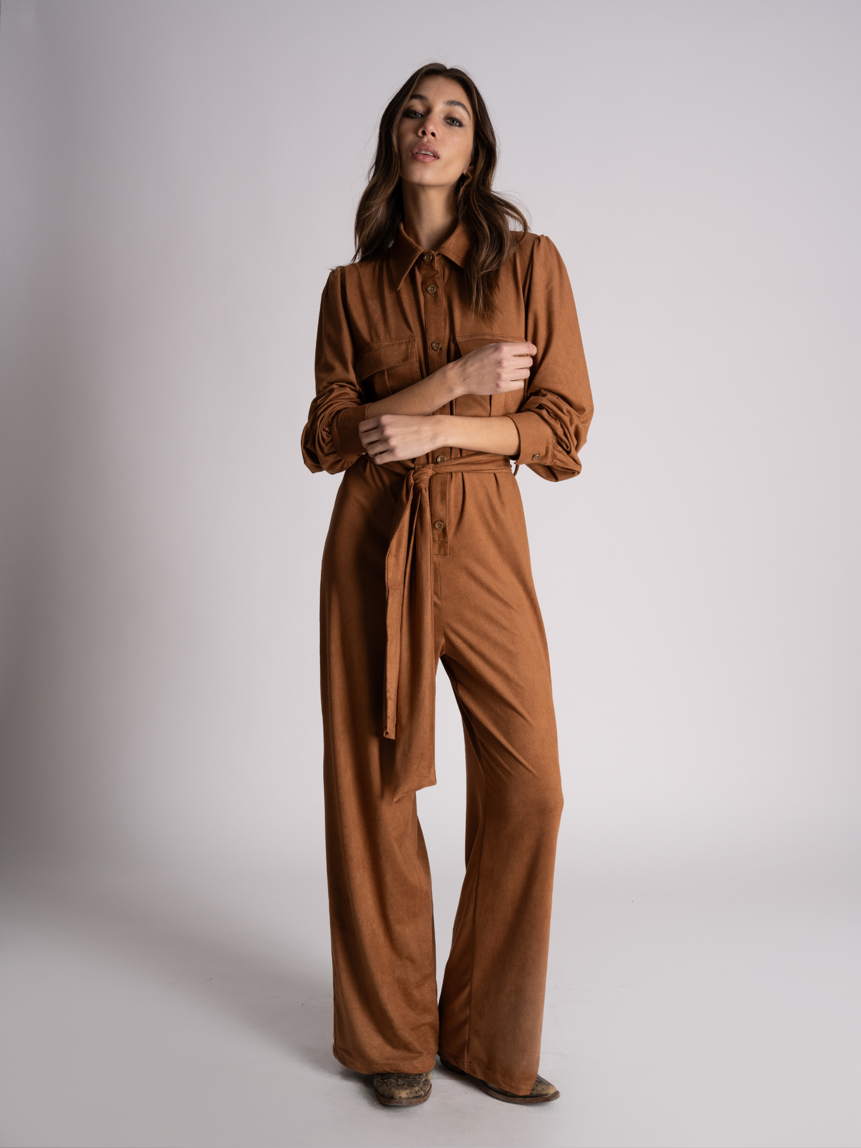 JUMPSUIT VEGA TABACCO