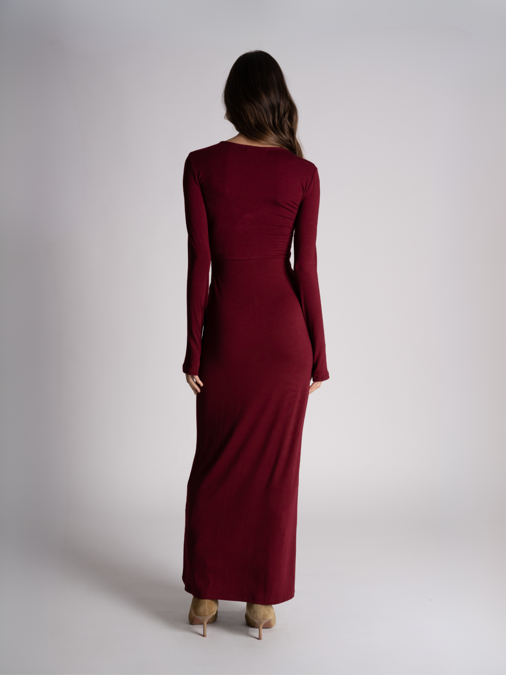 VESTIDO CHIARA BURDEO