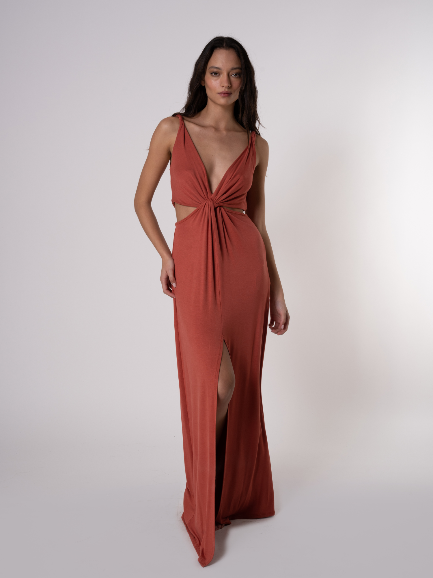 VESTIDO PARIS TERRACOTA