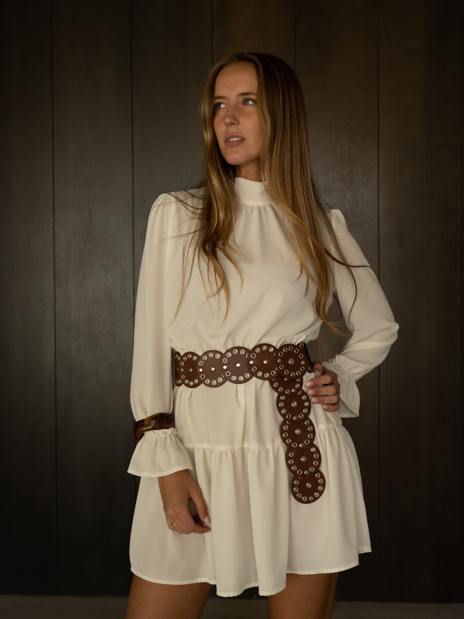 CINTURÓN BOHO CAFÉ